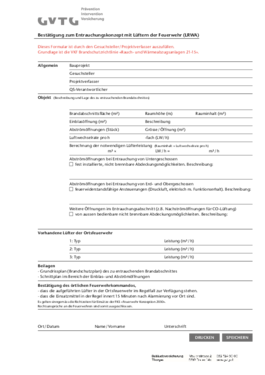 Entrauchungskonzept LRWA